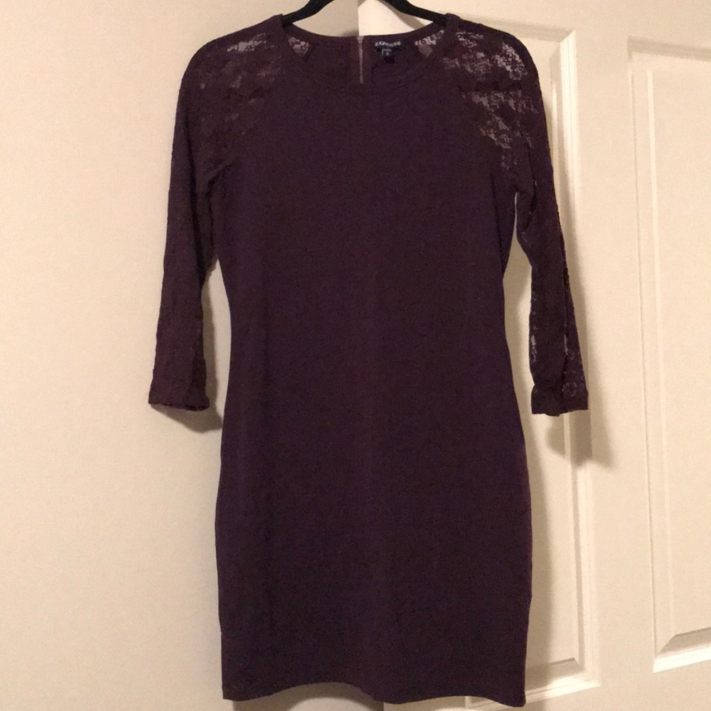 Express purple dress